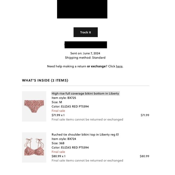 J. Crew Eliza's Red Fabric Floral Bikini Set NWT - Picture 10 of 10